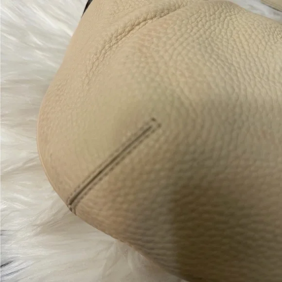 Coach Cream Leather Hobo Bag# F 13730 - Picture 12 of 15